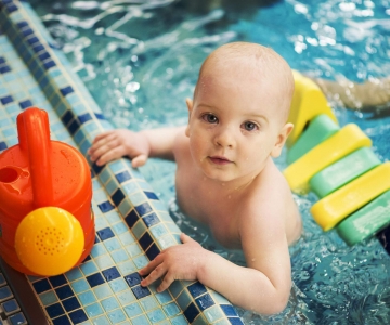 Infant and toddler swimming